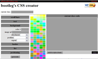 bootleg's CSS creator
